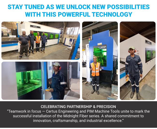 Powered by PIM machine tools